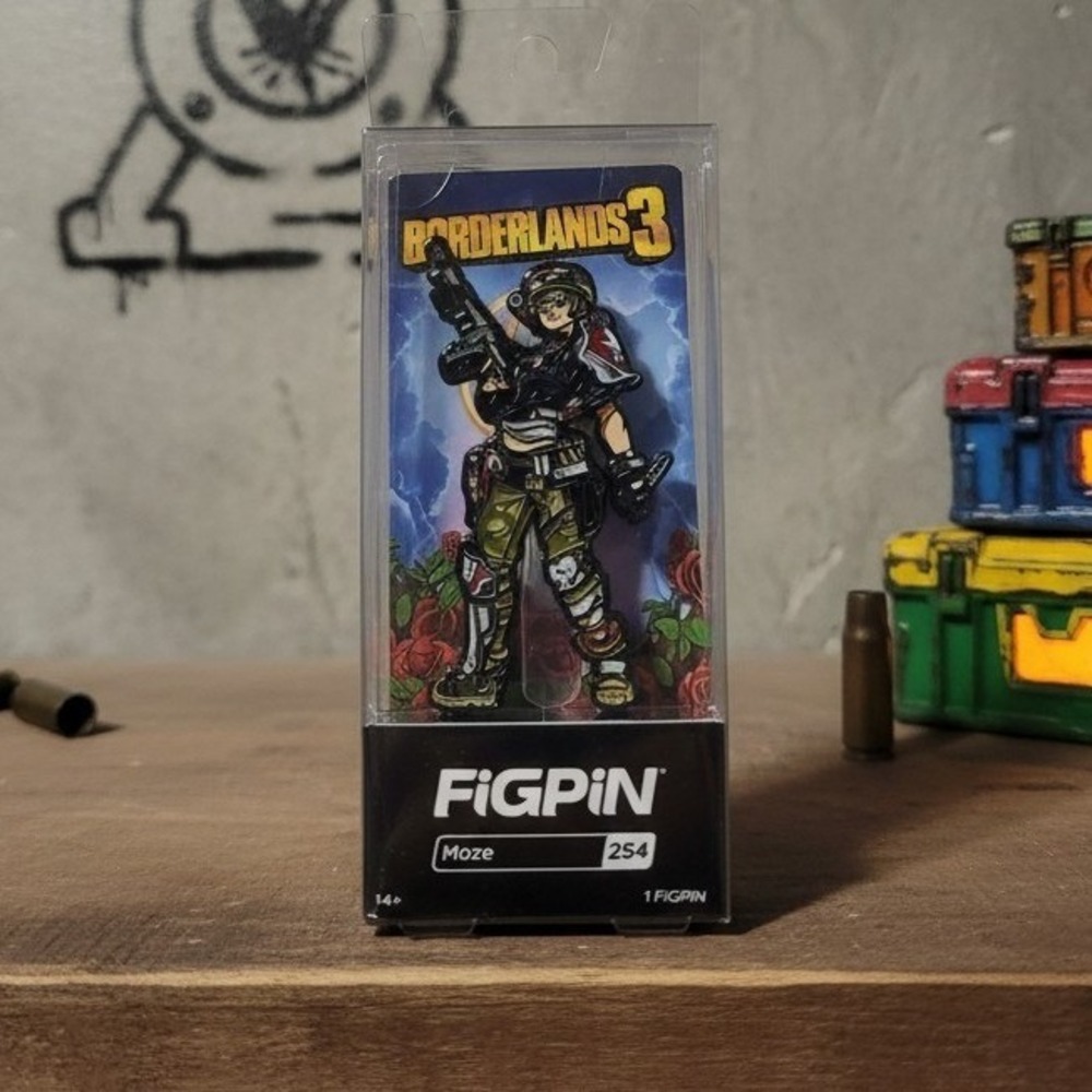Borderlands 3 Moze FiGPiN #254 Enamel Pin Collectible Unlocked Case